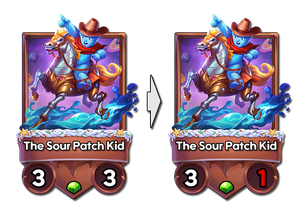 Health now 1 instead of 3