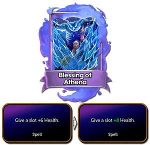 Now buffs a slot +8 Health instead of +6.