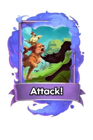 A Attack card.
