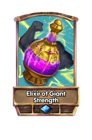 A Elixir of Giant Strength card.