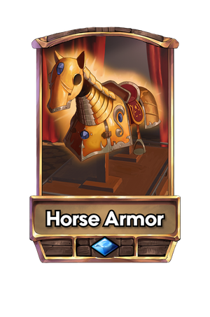A Horse Armor card.