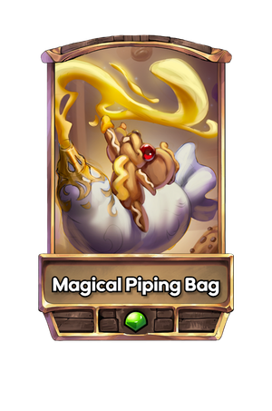 A Magical Piping Bag card.