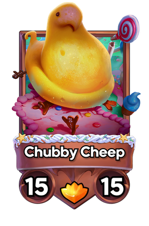 A Chubby Cheep card.