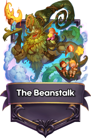 A The Beanstalk card.