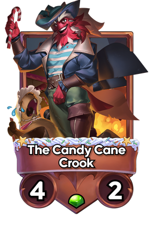 A The Candy Cane Crook card.