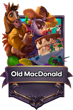 A Old MacDonald card.