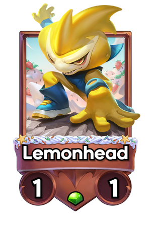 A Lemonhead card.