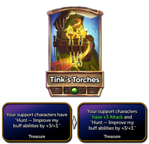 now also gives your supports +3 attack