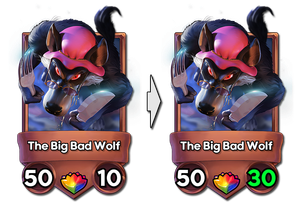 The Big Bad Wolf now has 30 health up from 10